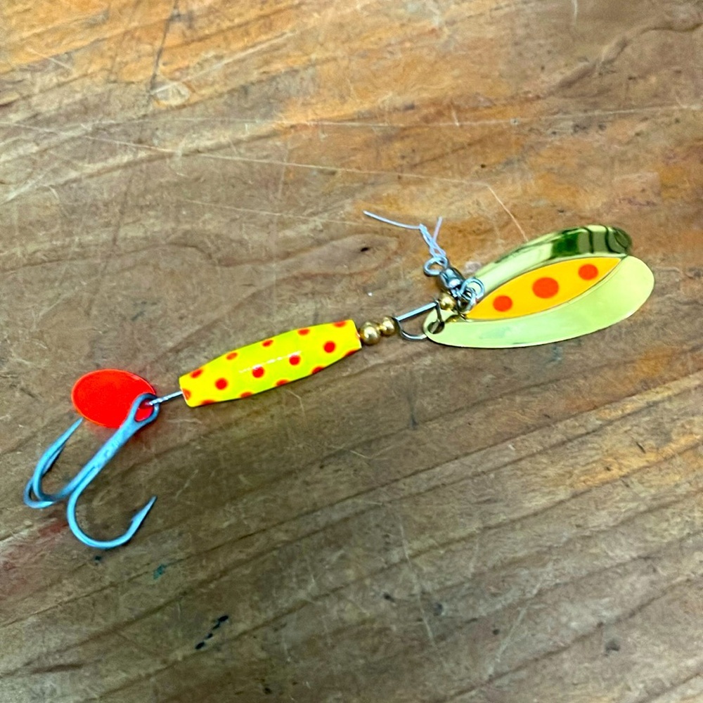 Vintage Jensen Davis BOLO 1/2 oz Fishing lure /  Hooks